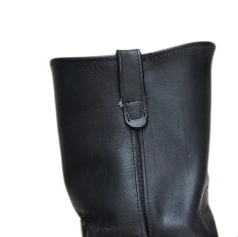 Double H Sierra Harness Leather Boots Black Oil/ Chemical Resistant Work Western
